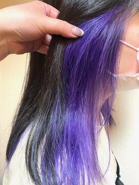 グルグル 新小岩店(GULGUL) インナーグレージュ インナーカラー【アメジスト】【佐藤】