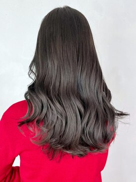 アイティーバイアルバム 下北沢店(IT by ALBUM) ダークシルバーグレージュ_外ハネボブセクションカラー_ba363612