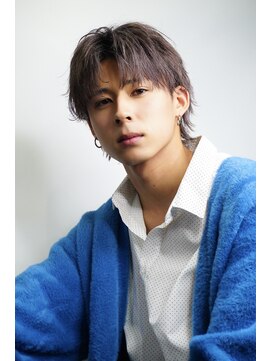 メンズサロン ゴールド 名古屋(GOALD) マッシュ ウルフ ハイトーン ブリーチカラー