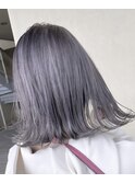Moana【大宮】#グレーシルバー#ボブ#ケアブリーチ#アッシュ