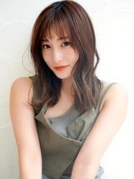 ラフィスヘアートゥルー 葛西店(La fith hair true) 【La fith】 ナチュラルセミディスタイル