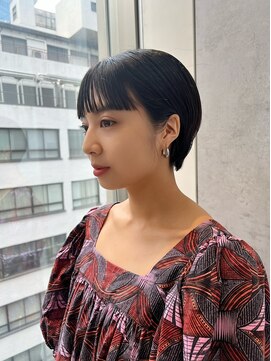 ラル 立川(lar) コンパクトショートワイドバング_大人ガーリー