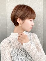 ロンド レグリーズ 立川(Lond leglise)&nbsp;ショート×顔周り×前髪×シルキーベージュ×グレージュカラー