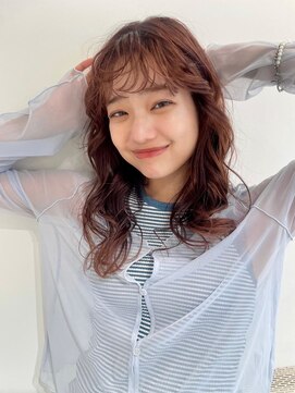 メルト 京橋店(melt) #ゆるパーマ　#ミディアムロング