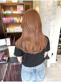レイヤー×アプリコットベージュ