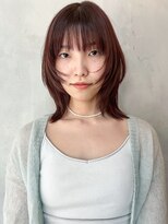 アルバム 渋谷(ALBUM SHIBUYA) ストレートレイヤー_レイヤーロング前髪パーマ_9653