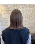 切りっぱなしロブヘア