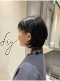 ツーブロック×ウルフ