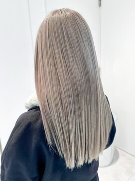 アルバム 銀座(ALBUM GINZA) グレーベージュフレンチカジュアルニュアンスカラー_ba523031