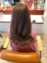 マーリャヘアー(mallia hair)&nbsp;レイヤースタイルレイヤーカットロングレイヤー小顔スタイル