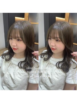 ジャガラ 千葉駅北口店(JAGARA) 赤み消しカラー/オリーブブラウン/顔まわりカット【千葉】