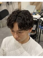 ビカムメンズヘアー 栄店(become men's hair)&nbsp;ハード波巻きセンターパート