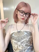 ユーフォリア 新宿通り(Euphoria) レイヤーミディ美髪くびれワンカールペールピンク