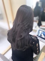 ミシェリー(misherry)&nbsp;ラベンダーカラー/ブルージュ/伸ばしかけヘア/ツヤ髪スタイル