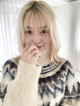 ガレージ バイ グリーン 原宿 表参道(Garage by green) 【green harajuku】ハイトーン×レイヤー