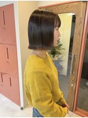 外ハネボブ × チェリーレッド