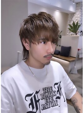 モアナ バイ ヘッドライト 新越谷店(Moana by HEADLIGHT) Moana【新越谷】#メンズカット#メンズウルフ#ベージュブラウン