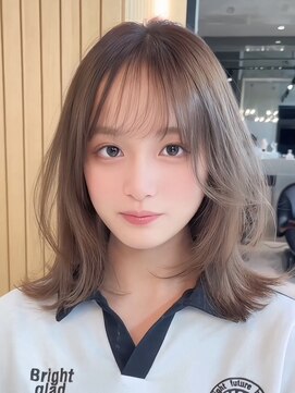 ロンドミラー 博多店(Lond Mirror) メルティカラーマロンベージュ似合わせカットボブ顔周りカット