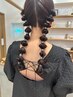 【飾り付き】ヘアセット