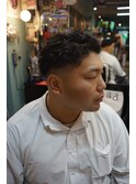 スキンフェード×ベーシックパーマ