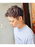 メンズショートアップバングメンズ香川高松