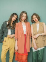 カバーヘア ブリス 志木南口駅前店(COVER HAIR bliss)&nbsp;細めハイライトカーキグレージュくせ毛風小顔こなれヘアtk志木