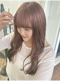 ピンクベージュカラー