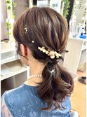 ゆるふわローポニー【新横浜/ヘアセット/着付け