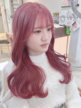 テトラ バイ ネオリーブ 横浜西口店(tetra by neolive) ハイトーン濃いめピンクカラー**【横浜/横浜駅】