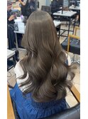 20代30代大人可愛いオリーブグレージュブリーチなし原宿