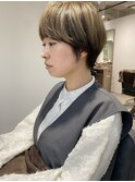 【マッシュショートとプレイングカラー】