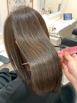ドクターズサロン レラパール&nbsp;髪質改善/縮毛矯正/イエローベージュ/オレンジベージュ/艶感