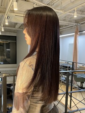 ヌープヘアーアイス(NUUP.hair ici) ★ブリーチなし暖色ワインレッドボルドーバーガンディ春カラー