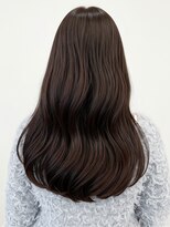 アンジュール(UNJOUR.)&nbsp;髪質改善カラーゆるふわ巻き髪ロングヘア透明グレージュ