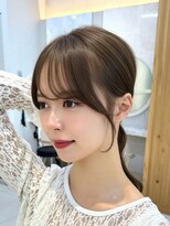 アフロートリノ(AFLOAT Leino)&nbsp;レイヤーカット　韓国前髪　韓国ヘア　顔周り 2wayバング
