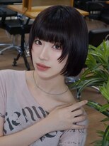 ピープス 逗子 葉山(PEEPS) 切りっぱなし×顔まわりレイヤーボブ