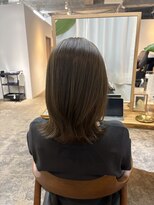サイ(sai) 色落ちも楽しめる☆大人のオリーブグレージュ《江幡彩音》