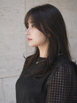 ナチュラ(natura)&nbsp;大人の顔まわりレイヤー×艶ミディアム