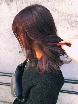 ロアナ 六本木(LOANA ROPPONGI) ボルドーカラー！インナーピンクでよりお洒落に