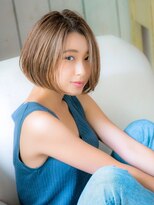 ロンド ブランシュ 錦糸町北口(Lond blanche)&nbsp;チェリーブラウン☆大人かわいいボブ