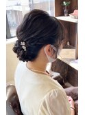 ensue京都◇20代30代ルーズ感人気結婚式ヘアアレンジ◇中島