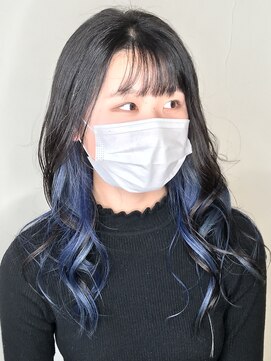 スープレックス ヘアーデザイン(SOUPREX HAIR DESIGN) インナーカラーブルー 20代 30代