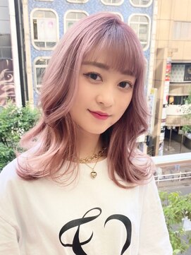 アールプラスヘアサロン(ar+ hair salon) スモーキーピンク