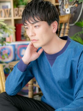 カバーヘア ブリス 上尾西口店(COVER HAIR bliss) 束感ショート◎黒髪サイドグラデーションm1上尾20代30代40代