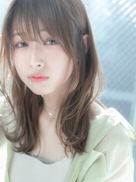 ローマ ギンザ(ROMA Ginza) 【ROMA銀座】透明感/ミントアッシュ/無造作カール/セミロング