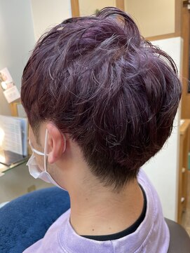 ヘアーゾーン ハチマルハチ 登戸駅前店(Hair Zone 808) パープルカラー