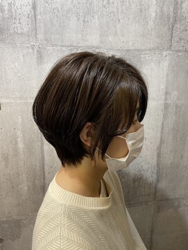 アムレヘアー(amule hair) 【amule hair】丸みショートボブ/30代/40代/50代