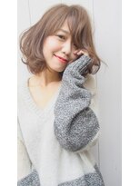 ベール(BALE)&nbsp;ラフな揺れ感が可愛い♪ふんわりボブ【尾野恭平】