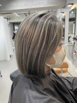 レックス 中野(rex)&nbsp;ボブ　グレージュ　デザインカラー