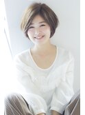 ひし形ショート/大人かわいい小顔ショート soil /横浜髪質改善